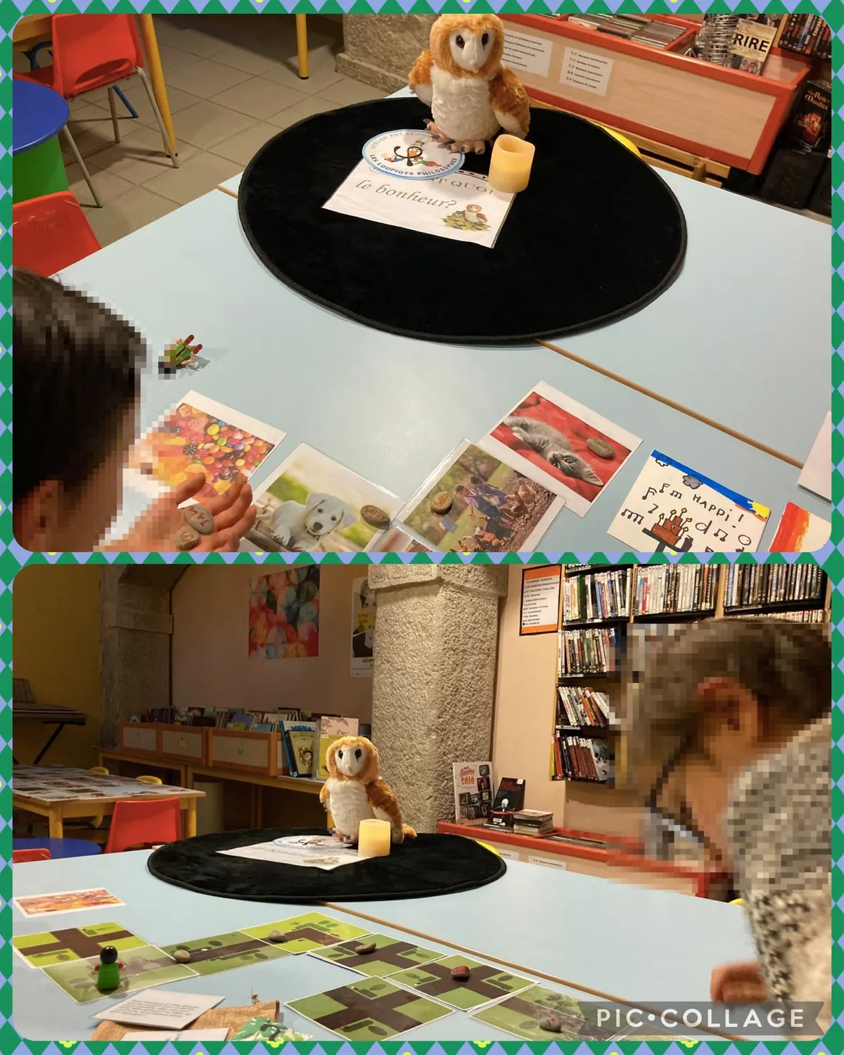 Photos de l'atelier « C’est quoi le bonheur ? », novembre 2023