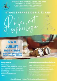 Affiche présentant le stage “Voyager, c'est quoi ?”, juillet 2024