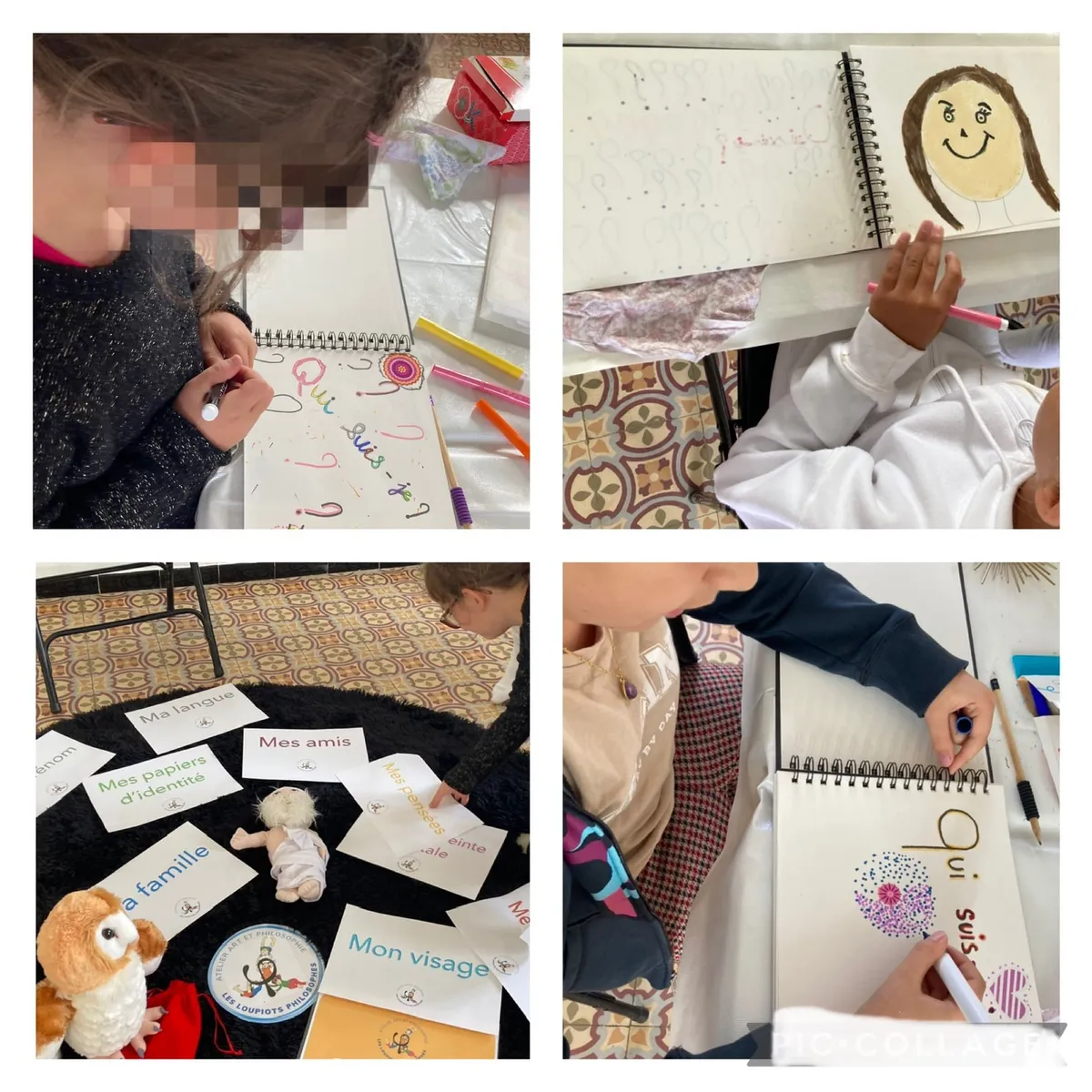 Photos de l'atelier « Qui suis-je ? », septembre/octobre 2024