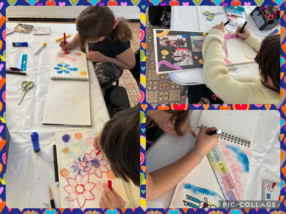 Photos de l'atelier « C’est quoi un ami ? », décembre 2024