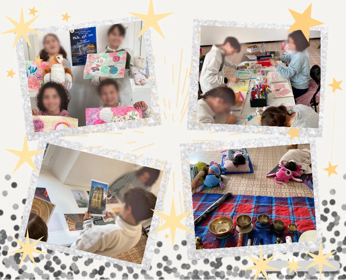 Photos du stage « Waouh! L'émerveillement », février 2025