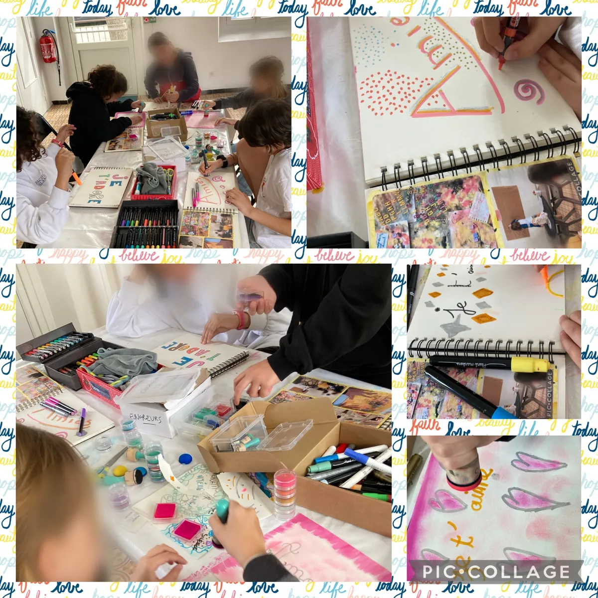 Photos de l'atelier « À quoi servent les mots ? », avril 2025