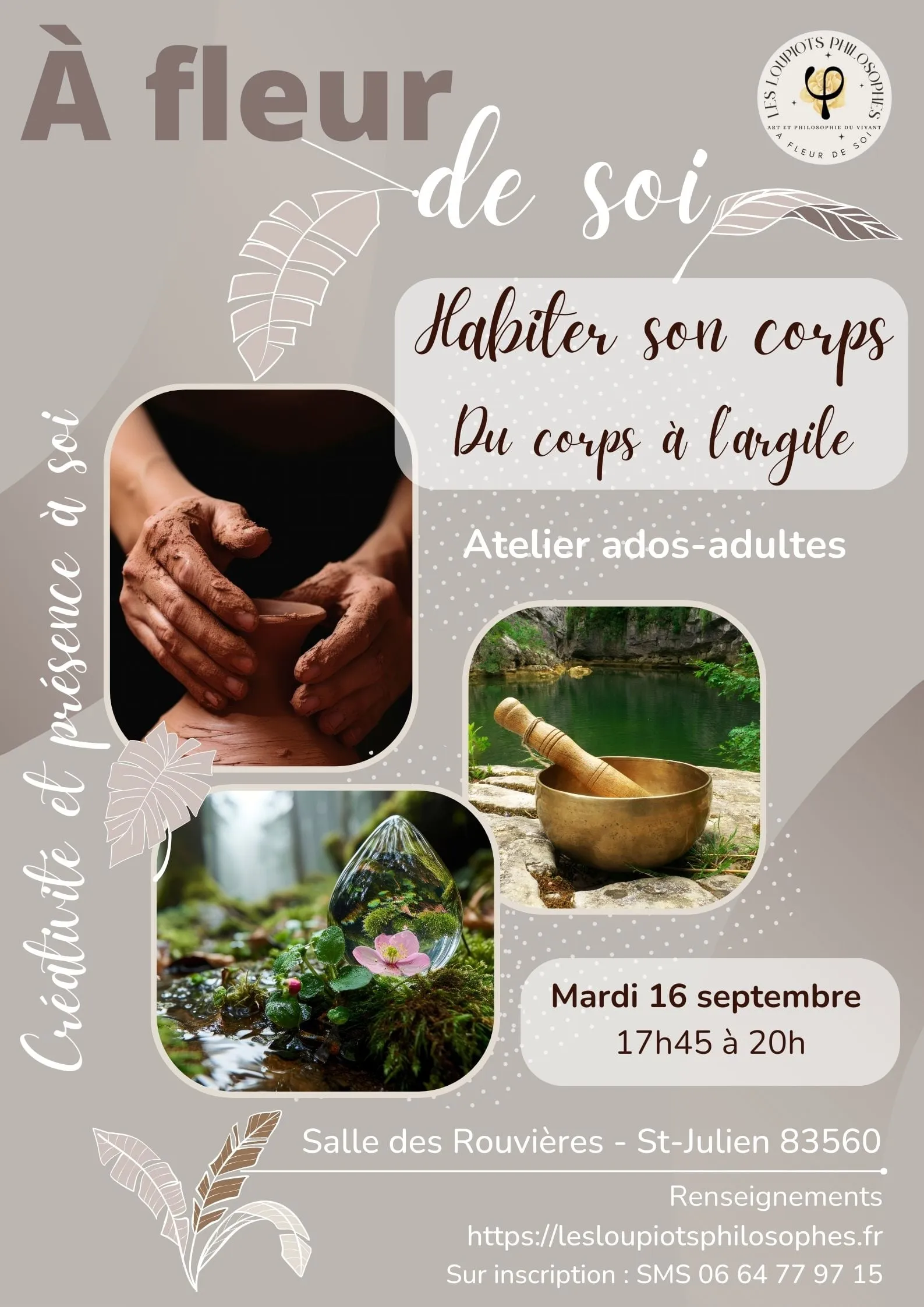 Affiche de l’atelier “Habiter son corps”